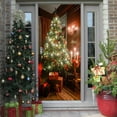thumbnail image 6 of Christmas Creative 3D Door Sticker Christmas Tree Bedroom Study Bathroom Door Concealer Renovation Wall Sticker,SP-F806,S(38.5x200cmx2Pcs), 6 of 15