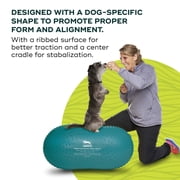 FitPAWS® TRAX™ Balance Peanut | Dog Exercise Equipment for Fitness & Rehabilitation | Workout Tool for Strength, Core & Stability – 60cm/24, Blue