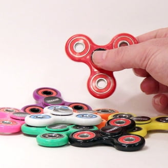 Rainbow Brass EDC Fidget Spinner Toy - High Speed, Multicolor Tri