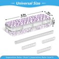 thumbnail image 3 of Plastic Pencil Box Large Capacity Pencil Boxes Clear Boxes with Snap-Tight Lid Stylish Office Supplies Storage Organizer Box Neon Purple Leopard Print, 3 of 7