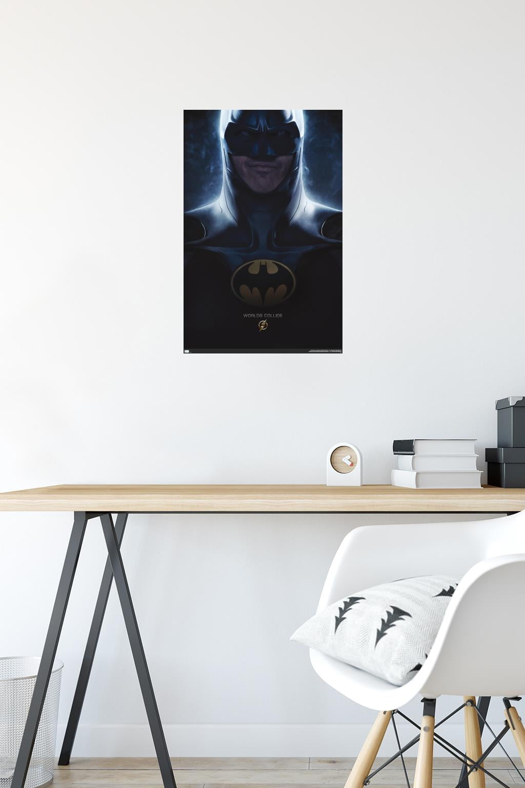 DC Comics Movie The Flash - Batman One Sheet Wall Poster, 14.725" x 22.375"