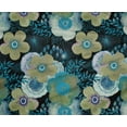 thumbnail image 4 of oneOone Polyester Lycra Black Fabric Florals Craft Projects Decor Fabric Printed By The Yard 56 Inch Wide, 4 of 4