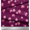 thumbnail image 3 of Soimoi Viscose Chiffon Fabric Magnolia Floral Print Sewing Fabric Yard 42 Inch Wide, 3 of 3
