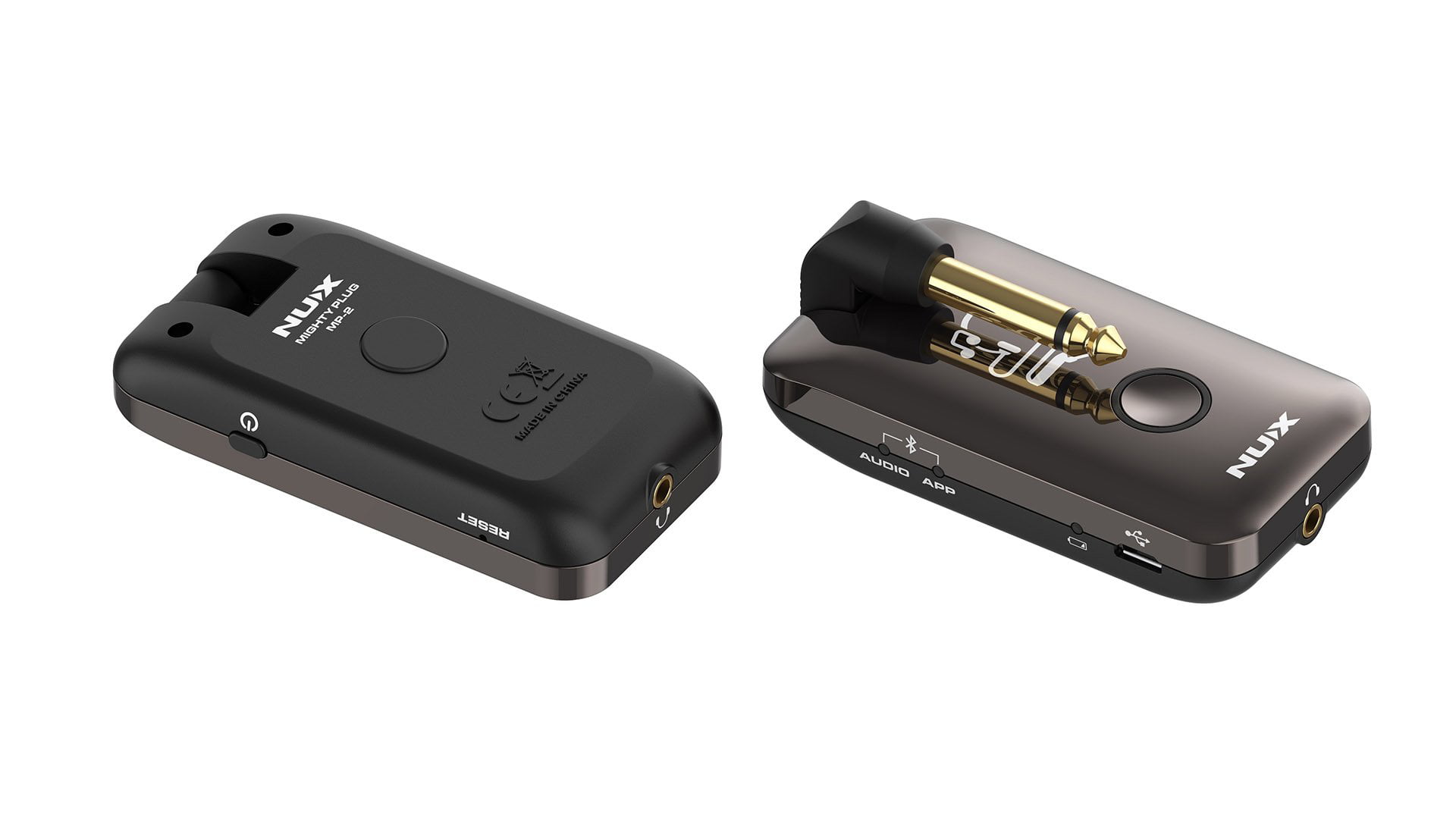 NUX Mighty Plug MP-2 Guitar and Bass Modeling Headphone Amplug 