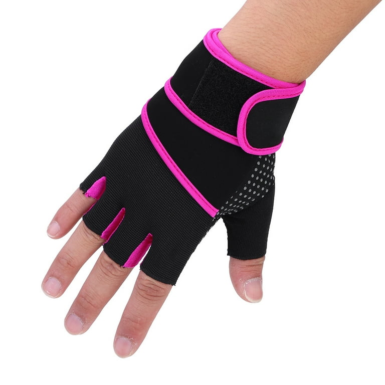 GYM WEIGHT LIFTING GLOVES FITNESS Neoprene Wrist Support Straps All Size  (PAIR) $11.97 - PicClick