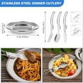 thumbnail image 4 of 1.1L Kettle & Aluminum Alloy Cookware Set with Frying Pan, Stew Pot, 2 Plates, Stainless Steel Utensils - Foldable Handles, Non-Stick, Nested Storage for Camping, Hiking, 2-3 Person Outdoor Cooking, 4 of 6