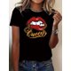 thumbnail image 1 of Las camisetas de manga corta para mujer en una variedad de colores con estampados gráficos son elegantes y transpirables, cómodas para que las mujeres las usen. Camiseta para adultos, hombres, mujeres, 1 of 8