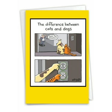1 Funny Birthday Card with Envelope - Hold The Elevator C4856BDG