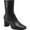 Black, variant on Aerosoles Miley Women's High Heel Ankle Boots Color: Black Size: 10 WIDE