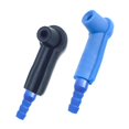 thumbnail image 4 of DYNWAVECA Generic Auto Bleeder Pump Exchange Adapter Professional Replace Brake Bleeding Exchange Tool Connector for Vehicles Cars Blue Black 2 pieces, 4 of 10