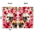 thumbnail image 5 of FORMRS Acrylic Clipboard with Low Profile Clip Standard A4 Letter Size, 12.5" x 9", Shihtzu Dog Pink Flower Pattern, 5 of 8