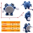 thumbnail image 1 of Una cosa Peluche de Pokémon Poliwrath, Poliwag, Poliwhirl, Politoed, muñeco de peluche de anime suave, Kawaii, colección popular, regalo de cumpleaños Regalos vacaciones, 1 of 3