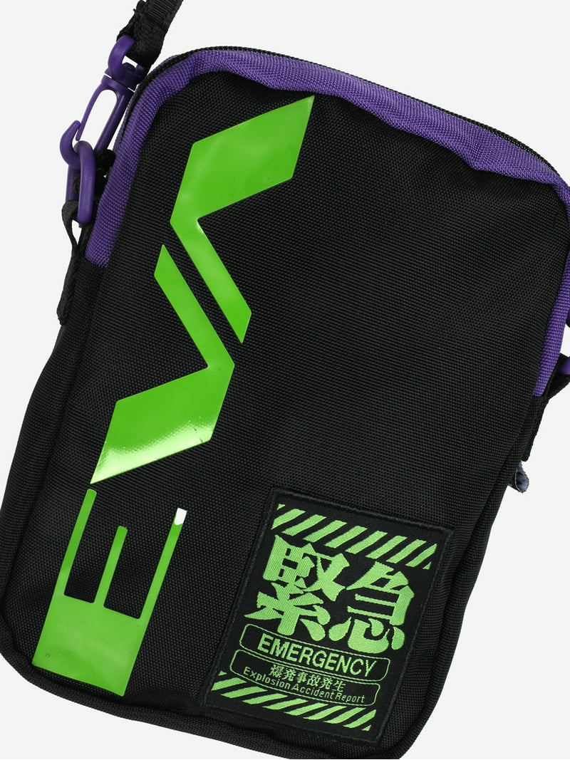 Neon Genesis Evangelion EVA Emergency Black Mini Messenger Bag