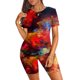 thumbnail image 2 of Conjunto de yoga deportivo para mujer Cintura elástica Pantalones cortos Chaleco Pantalones cortos Conjuntos de pijamas Fridja nalpqowj49271, 2 of 5