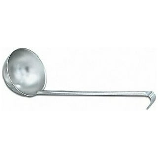 Bayou Classic 20-Inch Aluminum Ladle for Large Stockpots - 24 oz Capacity -  Silver Stainless Steel Finish