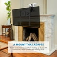 thumbnail image 4 of Mount-It! Motorized Fireplace Mantel TV Wall Mount,  Fits 37" to 70" TVs,  Capacity 77 lbs., Remote Control, White, 4 of 12
