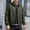 Army Green, variant on IROINNID Men's Faux Leather Bomber Jacket Full Zip Turndown Collar Relaxed Fit Casual Vintage Streetwear Outerwear Lightweight Spring Fall Coat Top