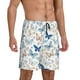 thumbnail image 2 of Fotbe Butterfly Pantalones Cortos de Pijama para Hombre, Ropa de Dormir, Pantalones de Pijama Cortos para Hombre-Large, 2 of 6