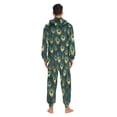 thumbnail image 7 of joogoo Abstract Peacock Feathers-p1 Unisex Adults Onesies Pajamas Jumpsuits L, 7 of 7