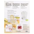 thumbnail image 4 of CreativeWare 3 Gallon Beverage Dispenser With Ice Cylinder And Fruit Infuser, 4 of 8