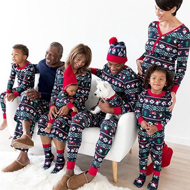 BULLPIANO Matching Christmas Pajamas for Family Holiday Xmas Christmas