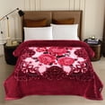 thumbnail image 2 of MERRY HOME Queen Fleece Bed Blanket For Winter, Polyester Soft Fleece Blanket&Throw, Korean Style, 77"x87", 2 of 8