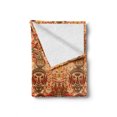 thumbnail image 2 of African Soft Flannel Fleece Throw Blanket, Motif with Pattern Design, Cozy Plush for Indoor and Outdoor Use, 50" x 70", Sand Brown Orange, by Ambesonne, 2 of 6