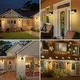 thumbnail image 6 of MY Porch Light with GFCI Outlet, Dusk to Dawn Outdoor Wall Light with Built-in Outlet, Waterproof Anti-Rust Aluminum Exterior Wall Mount Fixture for House, Garage, Front Door, Bulb Included, 6 of 6
