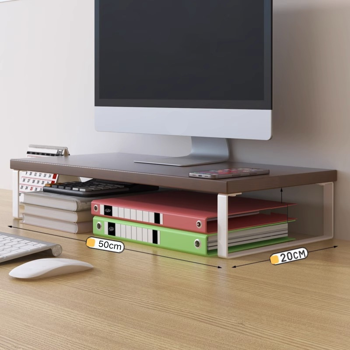FTCBJJA 20-Inch Wood Monitor Stand Riser photo 4