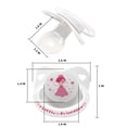thumbnail image 3 of CutiePlusU Adult Sized Pacifier Big Shield Dummy for Men Women Cute Prints White, 3 of 5