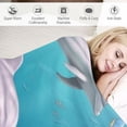 thumbnail image 3 of ARISTURING   Dolphin Underwater World Pattern Super Soft Throw Blanket for Bed Sofa Lightweight Blanket for All Seasons, 3 of 6