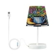 thumbnail image 2 of BZSMCE Table Lamp Creative Garden Printing Simple Pattern Night Light, 2 of 8