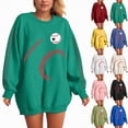 thumbnail image 4 of Towmus Softball Mom Sweatshirt for Women Raglan Long Sleeve Pullover Tops Sweatshirt Casual Crewneck Blouse, 4 of 9