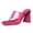Pink, variant on Anuirheih Slip on Sandals Women,Women's Shoes Fashion Solid Color Candy Colors Clip Toe Thick Heel Sandals Slippers Flip Flop(Black)