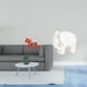 thumbnail image 2 of Escultura Coleccionable De Caballo Dalecarlian Sueco Y Elefante De Cerámica. Figura Ideal Para Estantería, Vitrina, Mesa O Decoración Del Hogar., 2 of 8