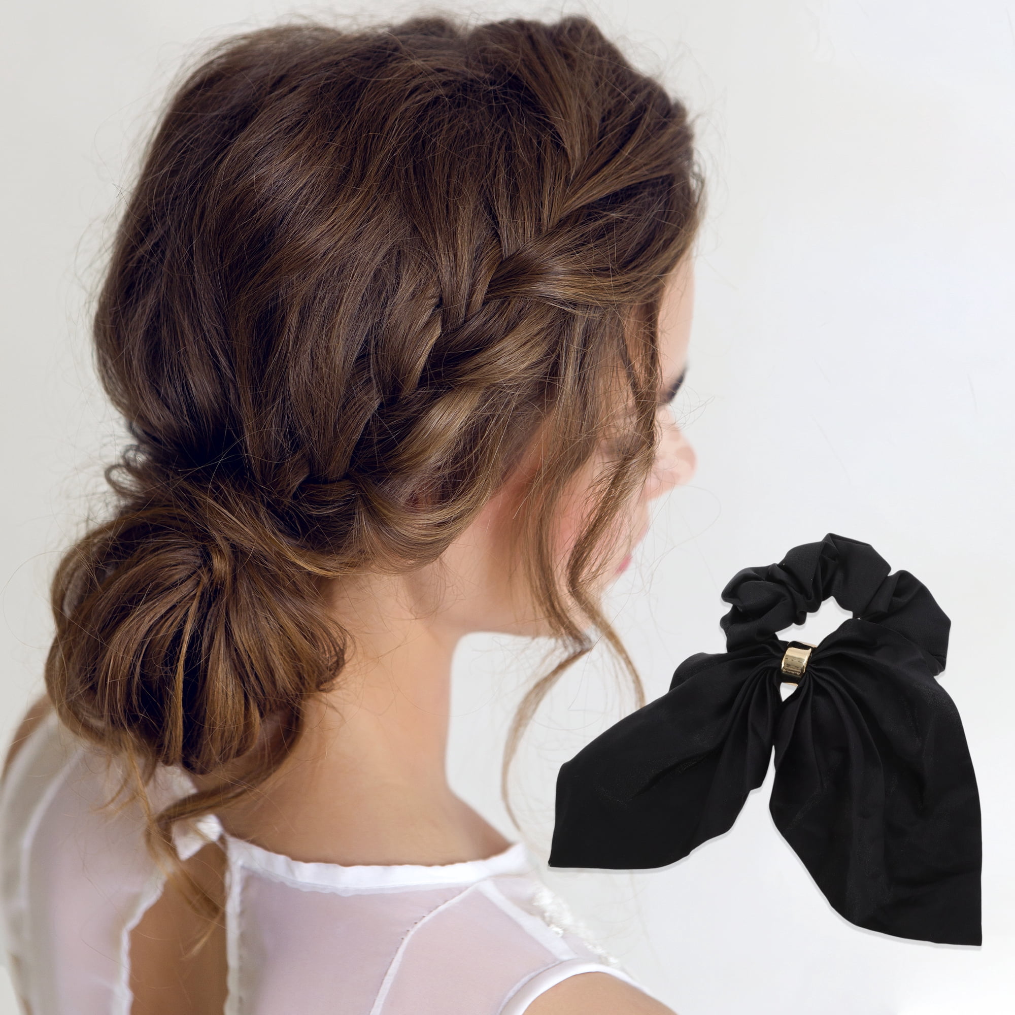 NOMADIC NOOK Elegant Solid Hair Ties Multicolor 4 Pcs