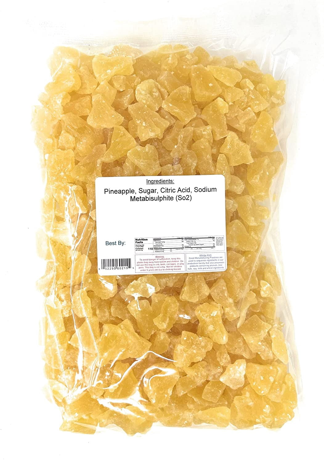 YANKEETRADERS® Dried Pineapple Chunks - 4 lbs.
