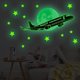 thumbnail image 5 of Pegatinas de pared de estrellas y luna que brillan en la oscuridad, pegatinas de pared autoadhesivas para techo, decoración de habitación de niños y guardería, 5 of 5
