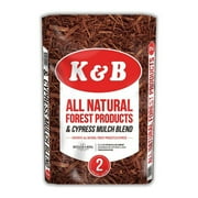 K&B Natural Forest Cypress Mulch Brown Blend 2.0 Cu. ft.