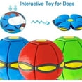 thumbnail image 3 of 2026 model magical transformable bouncing ball, automatically bouncing to bring double fun. Equipped with 3 LED lights. Upgraded creative flying disc-style start-up magic ball (set of two pieces), 3 of 6