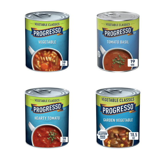 Progresso 8-Variety Soup Pack – A Delicious Collection of Hearty, Wholesome Soups for Every Meal