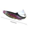 thumbnail image 2 of Forestwhale Soft Swimbait Fishing Lure 5.9" Realistic Paddle Tail with 3D Eye Lifelike Bait for Freshwater Saltwater T-Tail Swimbait, 2 of 8