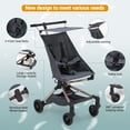 thumbnail image 4 of Roromall Lightweight Baby Stroller for Toddlers, Stroller for Airplane with Carry Bag and One-Handed Folding Baby Stroller, Compact Stroller with Adjustable Awning, 3-Point Belts and Safety Lock, 4 of 8
