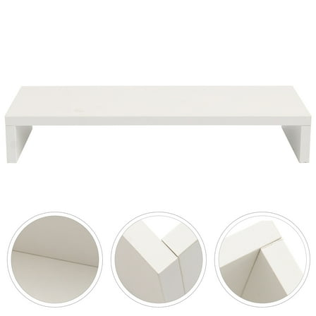 DECOMELODY Monitor Holder Desk Wood 1Pc 19.65X7.86X3.14in