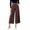 Coffee, variant on SBYOJLPB Women's Wide-leg Pants Solid Color Loose Casual Comfortable High-waisted Trousers