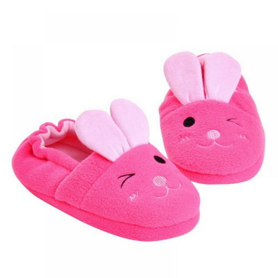 Autumn Cute Toddler Kids Children Boys Girls Shoes Living House Cotton Slipper Cartoon Warm Shoes 1-8 Years