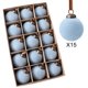 thumbnail image 4 of Lekihaqq Flocked Velvet Christmas Balls Ornaments，Premium Plastic Holiday Tree Decorations，Festive Xmas Hanging Balls，Elegant Christmas Decorative Ornaments，Winter Holiday Party Decor, 4 of 8