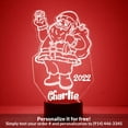 thumbnail image 1 of Mirror Magic Store Santa Color Changing Personalized LED Light with Remote Control, 1 of 8