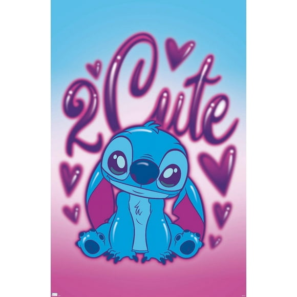 Disney Lilo and Stitch - 2 Cute Wall Poster, 22.375" x 34"