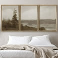 thumbnail image 2 of IDEA4WALL Framed Canvas Print Wall Art Set Pastel Watercolor Autumn Forest Landscape Nature Modern Art Rustic Scenic Multicolor for Living Room, Bedroom, Office - 24"x36"x3 Natural, 2 of 5